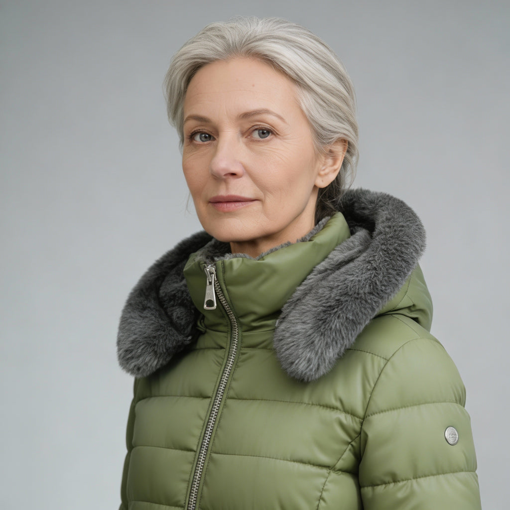 Amelia | Abrigo acolchado con forro polar