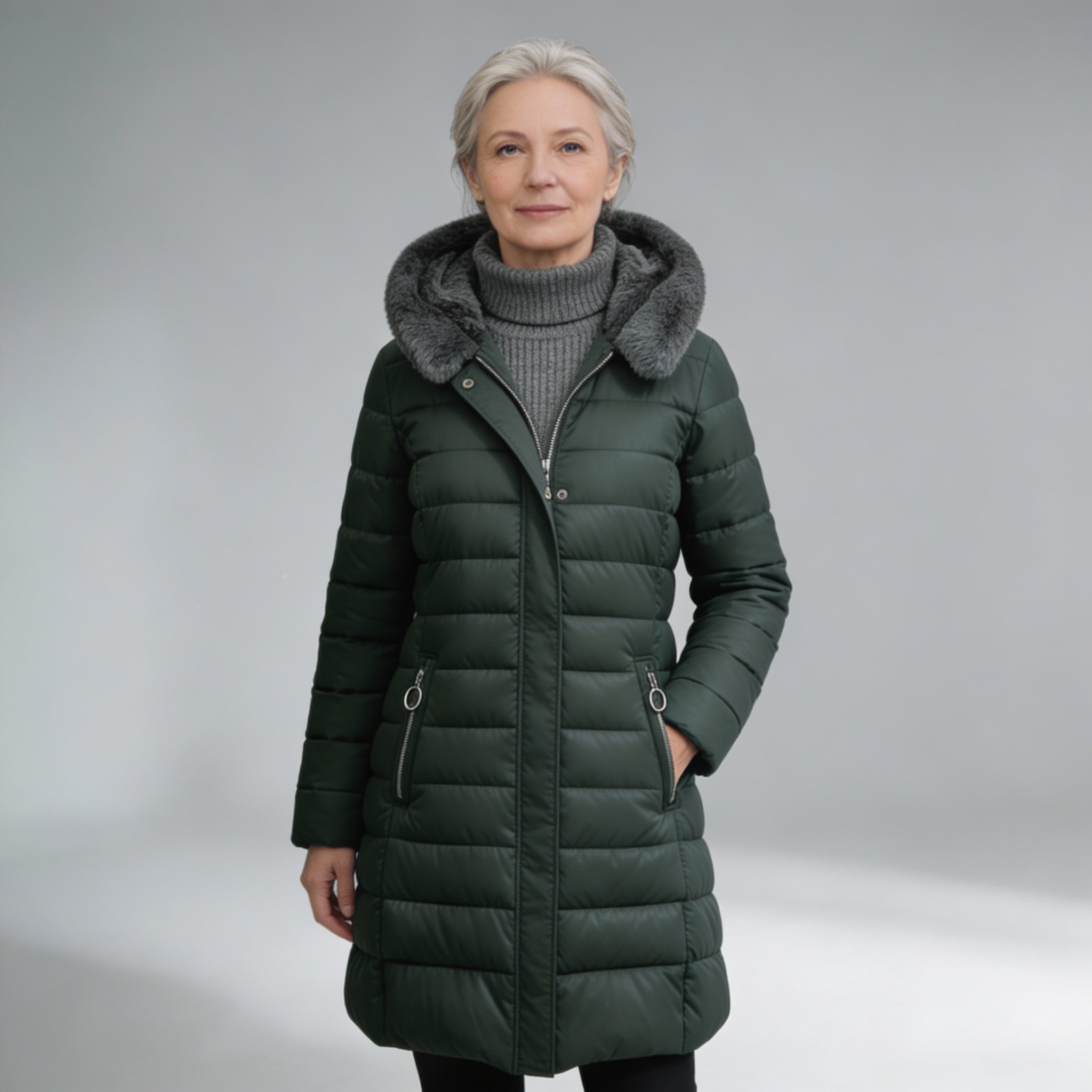 Amelia | Abrigo acolchado con forro polar